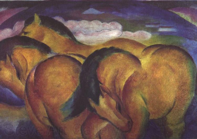 Franz Marc Little Yellow Horses (nn03)